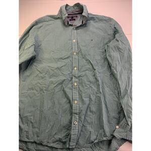 Tommy Hilfiger Regular Fit Button Down Shirt Mens Large